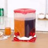 2L New ABS Home Restaurant Rotate Three Grids Beverage Drink Dispenser Cold
