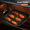 17 Pieces Hard Anodized Nonstick Cookware Pots and Pans Set