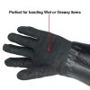 Oven Gloves 14" 932F, Smoke-Resistant Cooking Barbecue Grill Gloves, Waterproof, Fire-Resistant And Oil-Resistant Neoprene Coating RT
