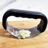 Multi-function Manual Stainless Steel Garlic Presses Grinder Slicer Cutter
