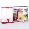 2L New ABS Home Restaurant Rotate Three Grids Beverage Drink Dispenser Cold