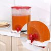 2L New ABS Home Restaurant Rotate Three Grids Beverage Drink Dispenser Cold