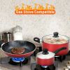 17 Pieces Hard Anodized Nonstick Cookware Pots and Pans Set