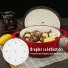 COOKWIN Enameled Cast Iron Dutch Oven with Self Basting Lid, Enamel Coated Cookware Pot 4.5QT