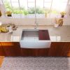 Lordear Farmhouse Kitchen Sink Apron Front Ledge Workstation Deep Single Bowl 16 Gauge Stainless Steel Sink